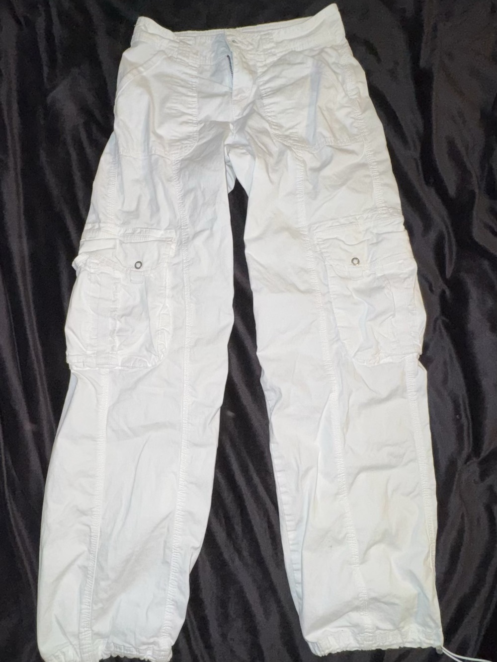 Women’s garage White Cargo Pants - Casual Utility Style size 0